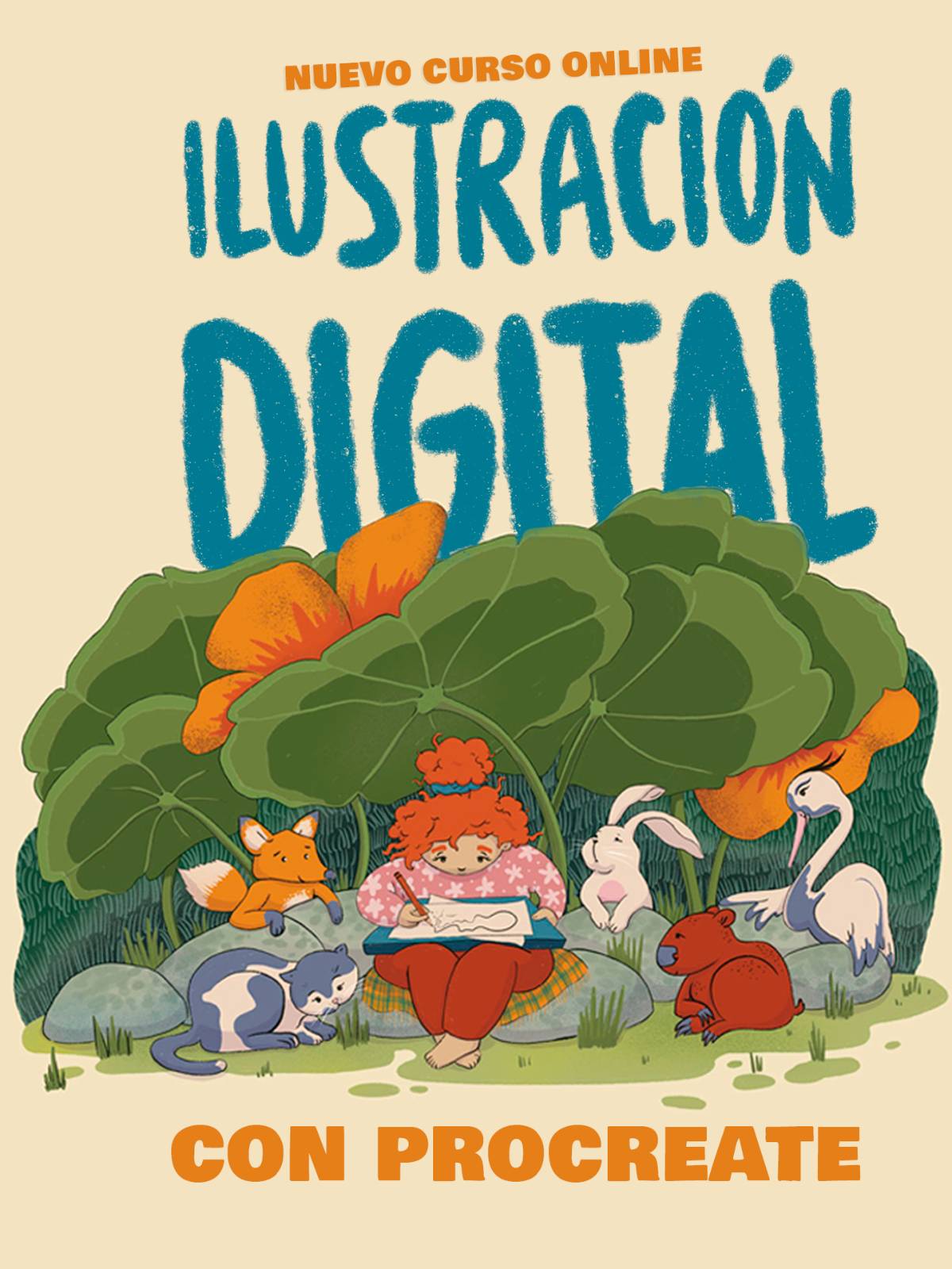 Curso de ilustración digital con procreate y ipad