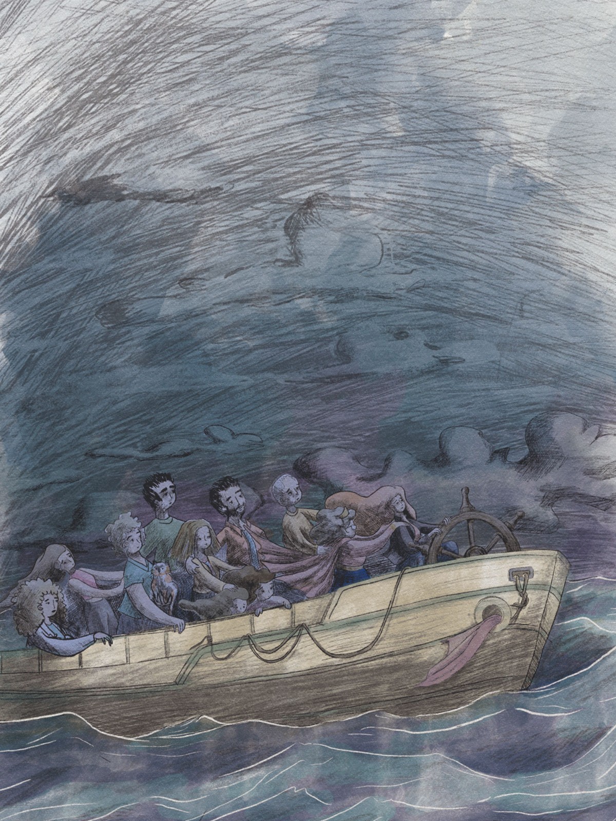 blanca y los colores ilustración de literatura infantil y juvenil libro álbum ilustrado