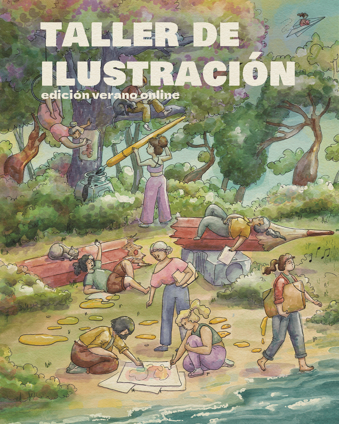 taller online de ilustración y dibujo edicion verano enero 2026