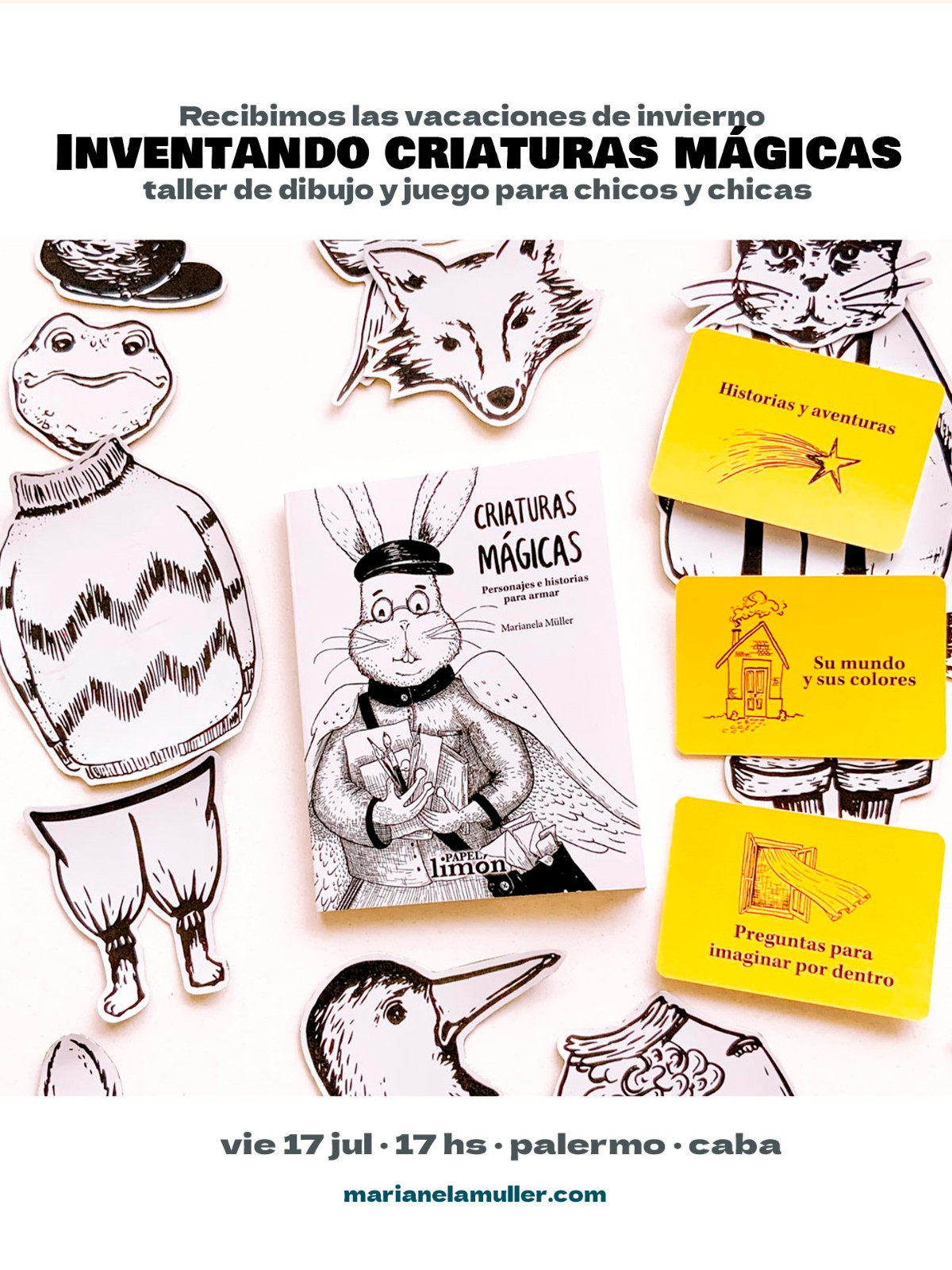 TALLER DE DIBUJO Y JUEGO PARA CHICOS Y CHICAS EN VACACIONES DE INVIERNO EN BUENOS AIRES