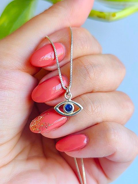 Conjunto Ojo Turco azul marino