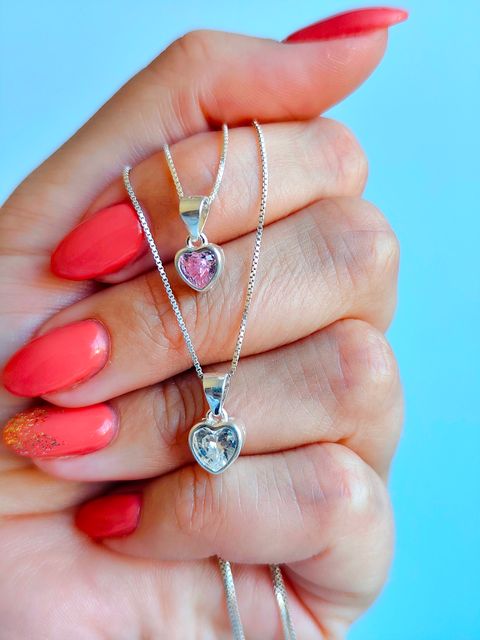 Conjunto punto de luz corazón clásico o rosa