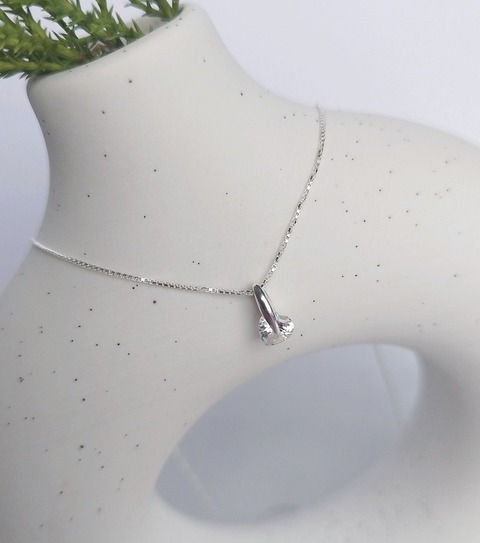  Conjunto mini corazón de Circonia 