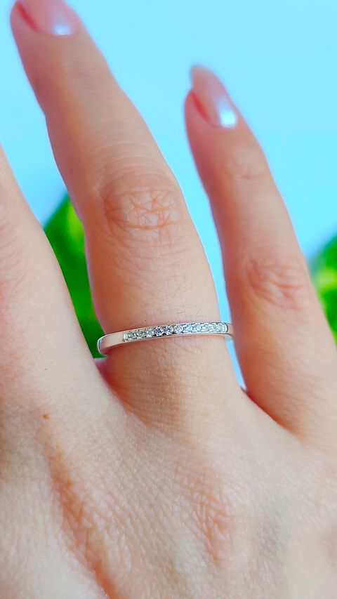 Anillo medio sin fin clásico 