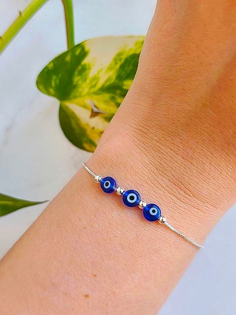 Pulsera triple Ojo Turco 