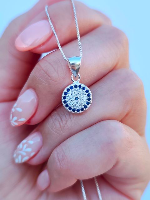 Conjunto medalla Ojo Turco 