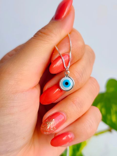 Conjunto Ojo protector Plata 