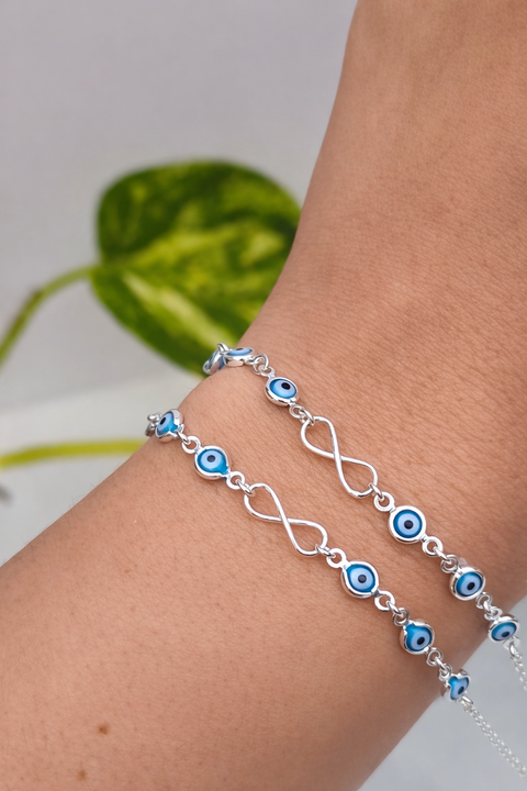 Pulsera Infinito y Ojos Turcos 