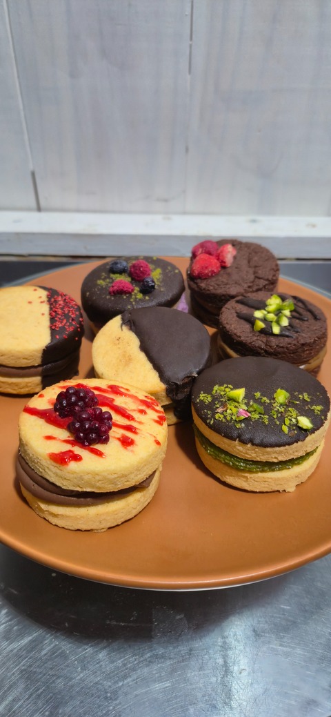 TALLER 12 ALFAJORES KETO SIN LÁCTEOS