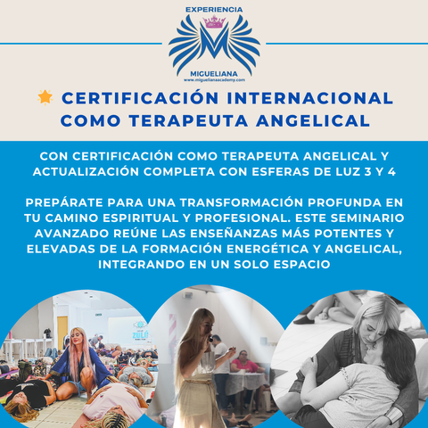 🌟 CERTIFICACIÓN INTERNACIONAL COMO TERAPEUTA ANGELICAL