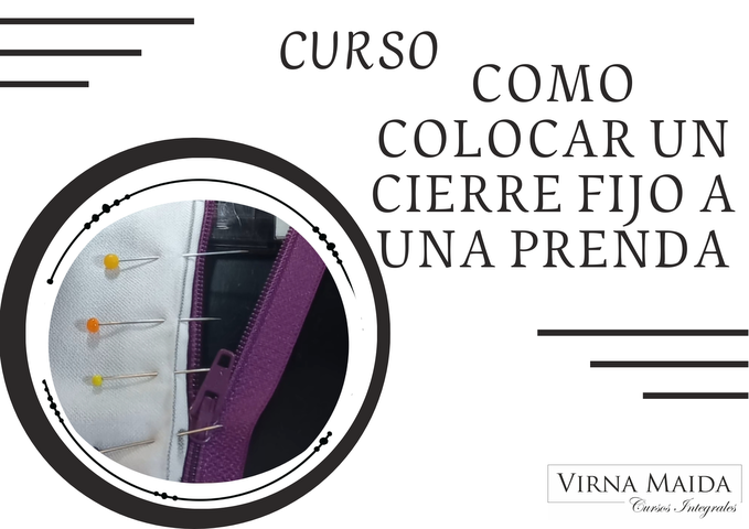 Como colocar un cierre fijo a una prenda
