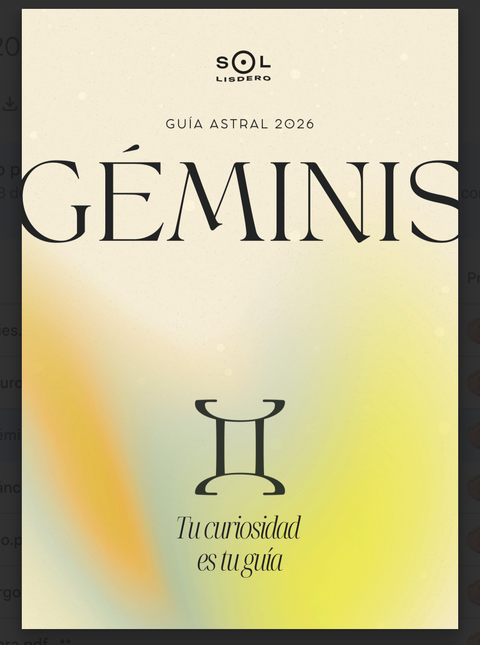 HORÓSCOPO GÉMINIS 2026