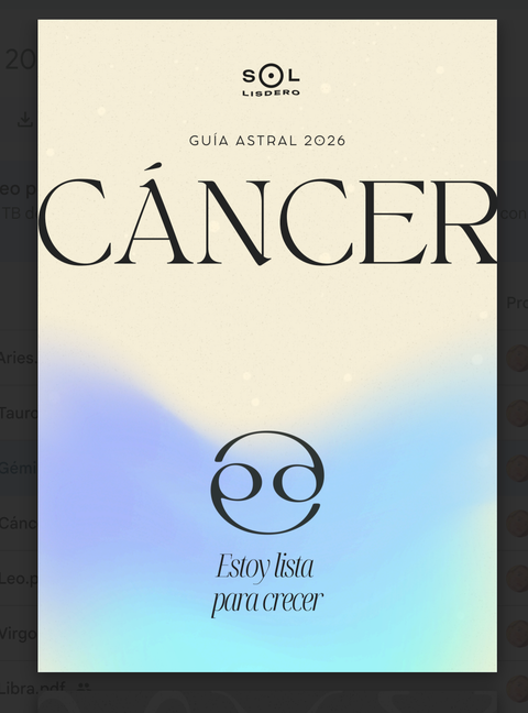 HORÓSCOPO CÁNCER 2026