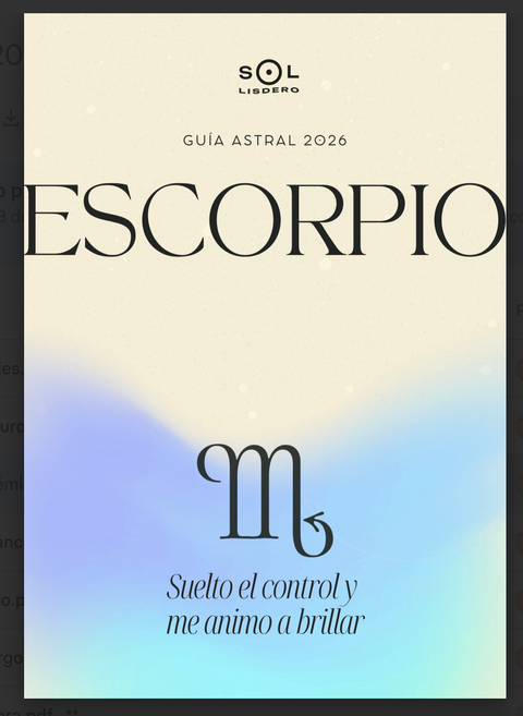 HOROSCOPO ESCORPIO