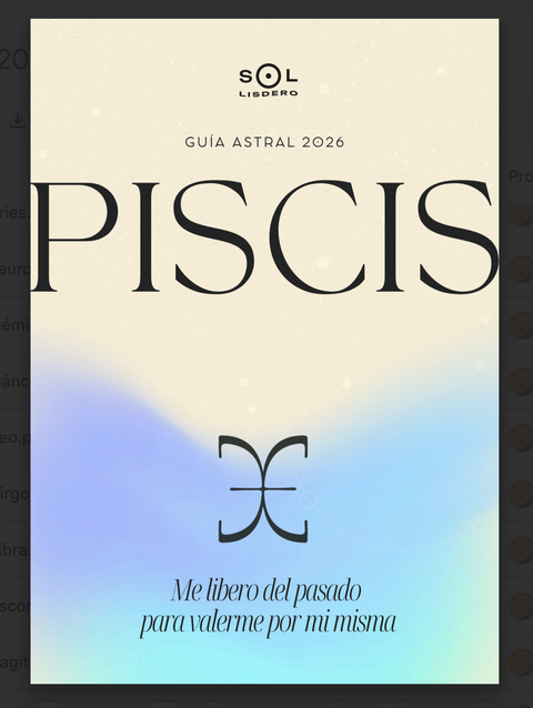 HORÓSCOPO PISCIS