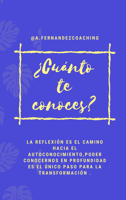 Guía :¿Cuánto te conoces?