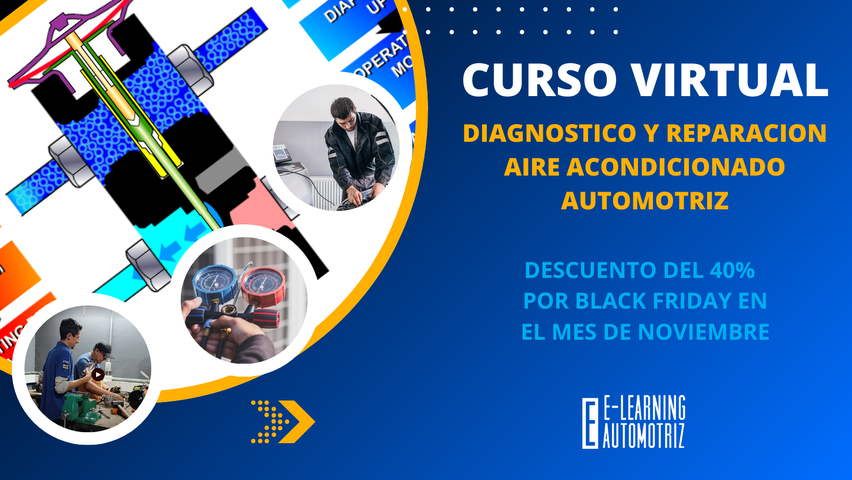 CURSO DIAGNOSTICO Y REPARACIÓN AIRE ACONDICIONADO AUTOMOTRIZ