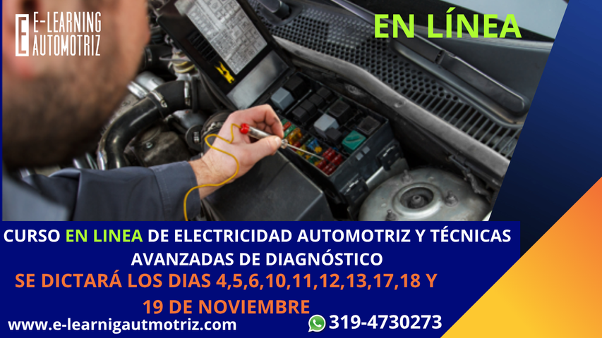 CURSO DE ELECTRICIDAD Y TECNICAS AVANZADAS DE DIAGNÓSTICO