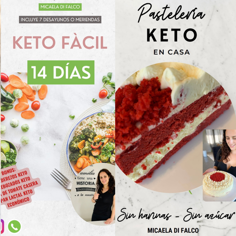 COMBO 14 DIAS KETO FÁCIL + PASTELERIA KETO