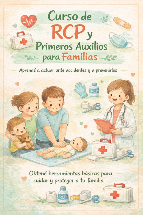 Curso de RCP y primeros auxilios para familias