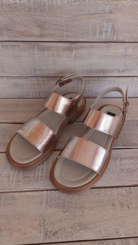 SANDALIA COBRE