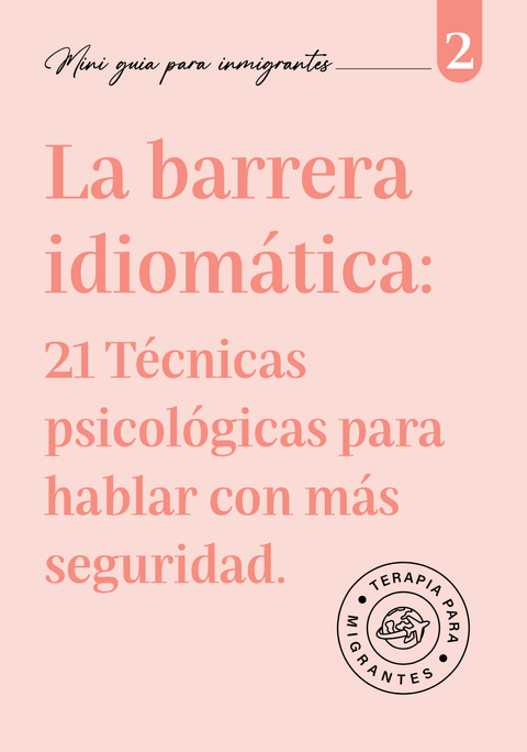 Combo BARRERA IDIOMATICA (ebook + 2 posters educativos)