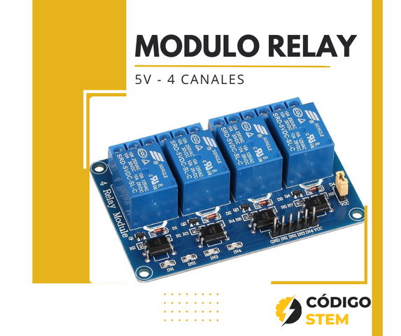 Módulo Relay/Relé de 4 Canales 5v