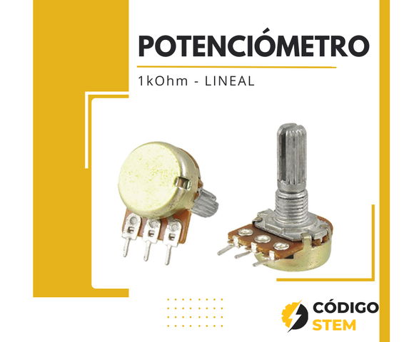 Potenciómetro Lineal - 1k Ohm