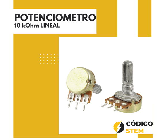 Potenciómetro Lineal - 10k Ohm