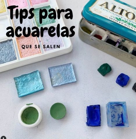 Tips para acuarelas que se salen de su contenedor