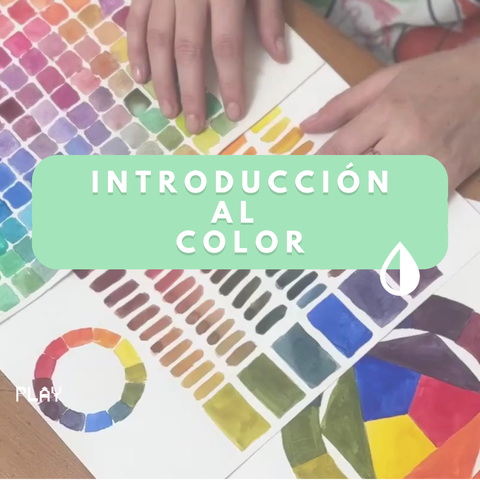 Introducción al Color en acuarela y acrílico.