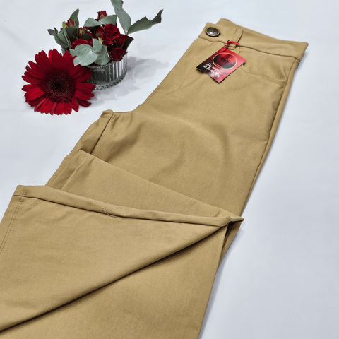 Pantalon wide leg bengalina elastizada premium