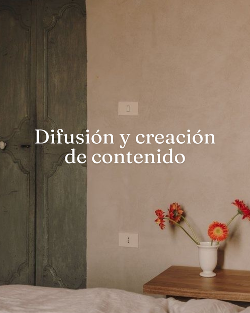 Difusión y creación de contenidos