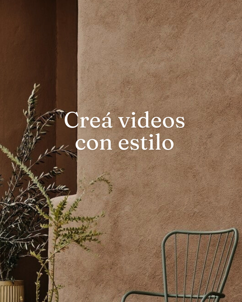 Creá videos con estilo