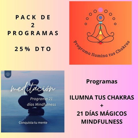 PACK 21 DÍAS MÁGICOS MINDFULNESS + ILUMINA TUS CHAKRAS