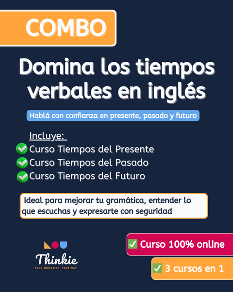  Domina los tiempos verbales en inglés