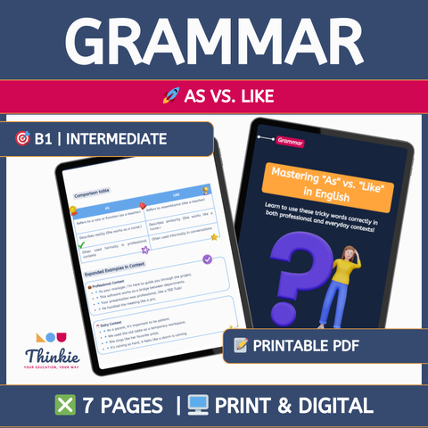 [Guía rápida] Grammar: AS vs. LIKE