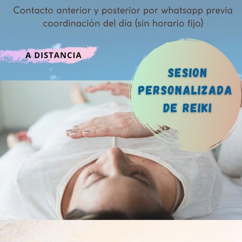REIKI a distancia - 1 sesión (EXT)