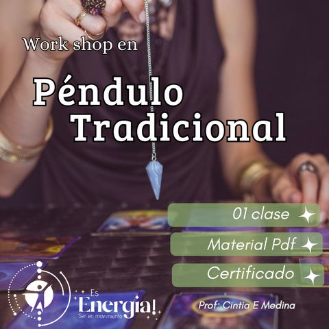 WORK SHOP EN PENDULO TRADICIONAL