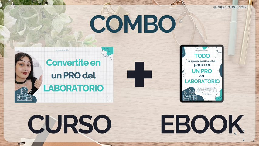 COMBO (Curso + ebook) Ser un PRO del laboratorio