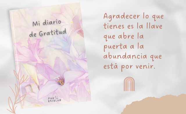 Te regalo mi Diario de Gratitud 