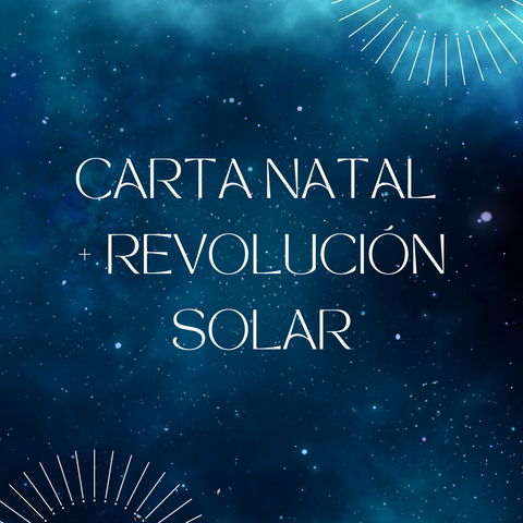 Carta Natal + Revolución Solar