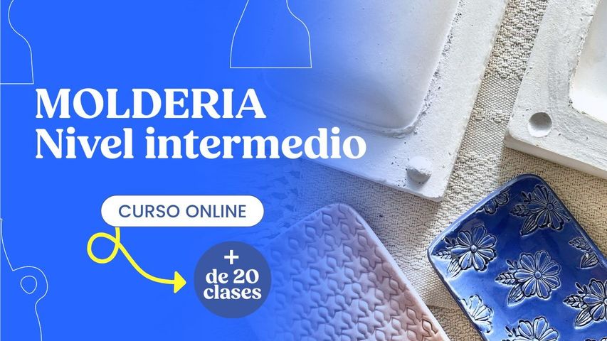 Molderia nivel intermedio. Curso online