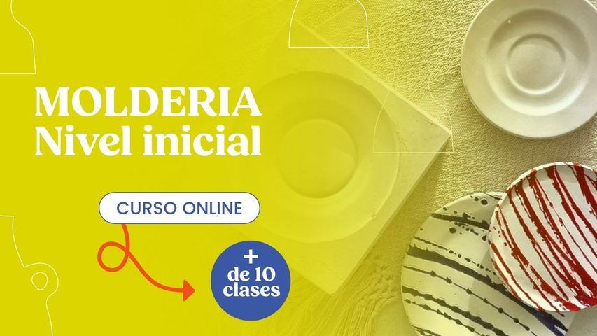 Molderia nivel inicial. Curso online. 
