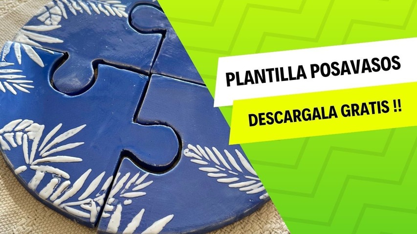 Plantilla Posavasos. GRATUITA!