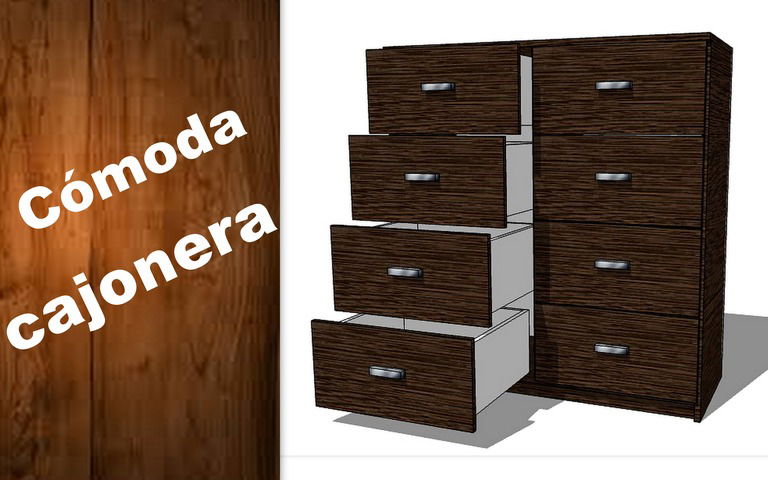 Cómoda cajonera