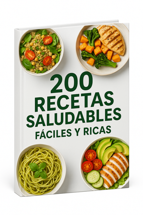 Recetario BAJAR DE PESO (+200 RECETAS)