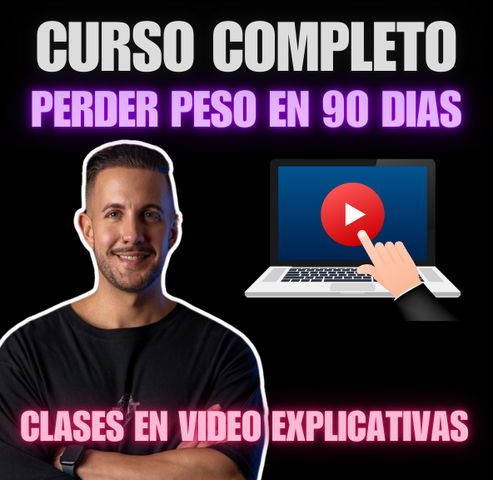 CURSO - Perder peso en 90 DIAS (Hombre)