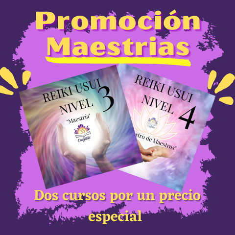 Cursos Nivel 3 y 4 Reiki Usui