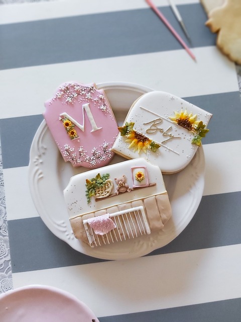 Baby Girl. Galletas en glasé 1.30hs